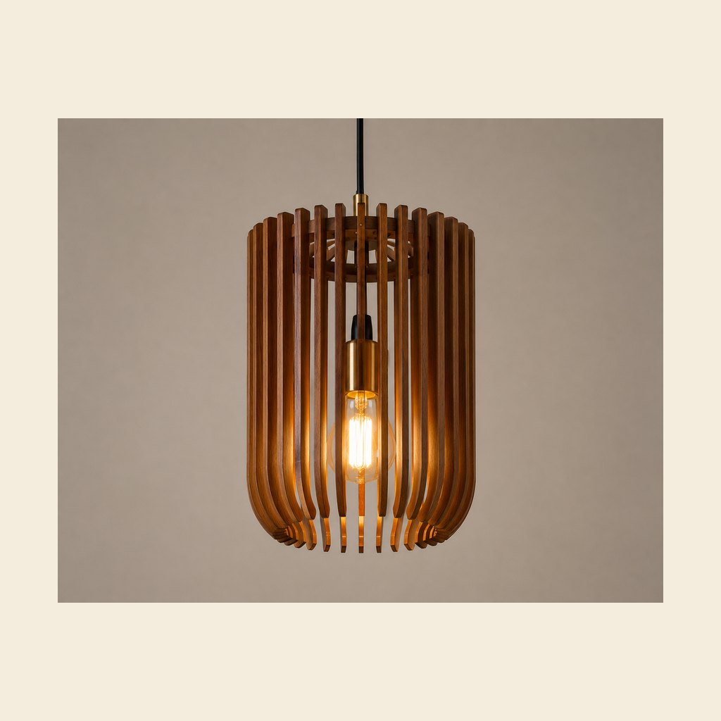 Wooden RIB Harmony Pendant Lamp